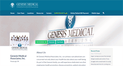 Desktop Screenshot of genesismedical.org