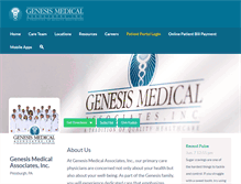 Tablet Screenshot of genesismedical.org